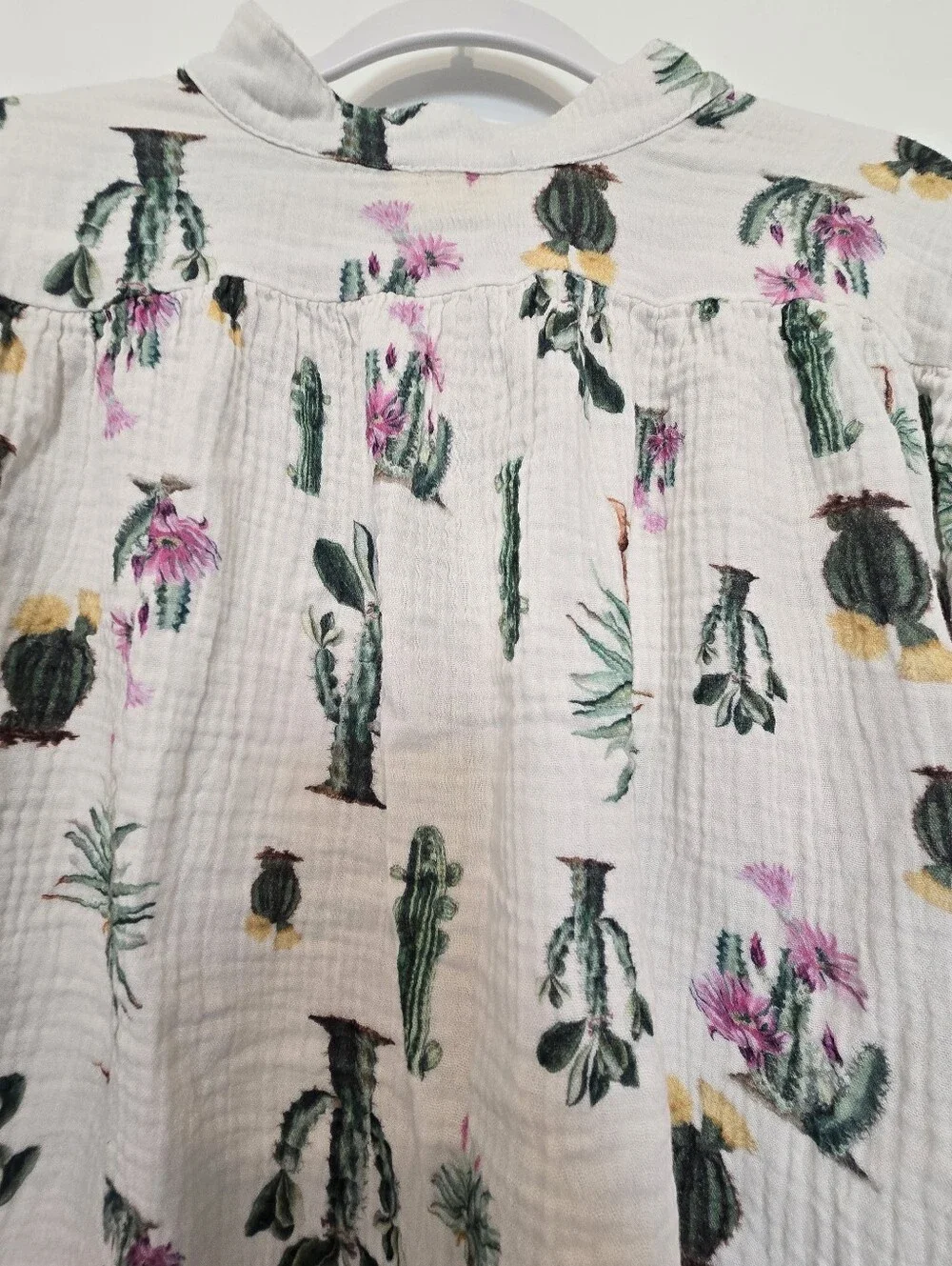 Boutique Cactus Print Set - Top & Shorts With Pockets